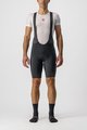 CASTELLI Kolesarske kratke hlače z naramnicami - ENTRATA - črna