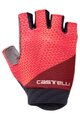 CASTELLI Kolesarske rokavice s kratkimi prsti - ROUBAIX GEL 2W - rožnata