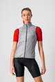 CASTELLI Kolesarski brezrokavnik - ARIA W VEST - srebrna