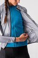 CASTELLI Kolesarska  vetru odporna jakna - ARIA SHELL W - srebrna
