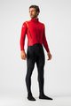 CASTELLI Kolesarski kombinezon - SANREMO ROS - rdeča
