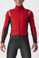 CASTELLI Kolesarska  podaljšana jakna - ALPHA ROS 2 - rdeča
