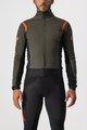 CASTELLI Kolesarska  podaljšana jakna - ALPHA ROS 2 - zelena