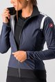 CASTELLI Kolesarska  podaljšana jakna - ALPHA ROS 2 W LIGHT - modra