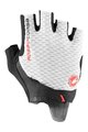 CASTELLI Kolesarske rokavice s kratkimi prsti - ROSSO CORSA PRO - bela