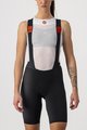 CASTELLI Kolesarske kratke hlače z naramnicami - PREMIO BLACK - črna