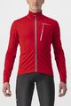 CASTELLI Kolesarska  podaljšana jakna - GO - rdeča
