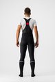 CASTELLI Kolesarske dolge hlače z naramnicami - POLARE 3 - črna