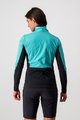 CASTELLI Kolesarska  vetru odporna jakna - UNLIMITED W PUFFY - turkizna