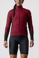 CASTELLI Kolesarska  vetru odporna jakna - UNLIMITED W PUFFY - bordo