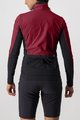 CASTELLI Kolesarska  vetru odporna jakna - UNLIMITED W PUFFY - bordo