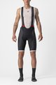 CASTELLI Kolesarske kratke hlače z naramnicami - COMPETIZIONE KIT - črna