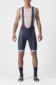 CASTELLI Kolesarske kratke hlače z naramnicami - COMPETIZIONE KIT - modra