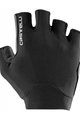 CASTELLI Kolesarske rokavice s kratkimi prsti - ENDURANCE - črna