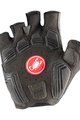 CASTELLI Kolesarske rokavice s kratkimi prsti - ENDURANCE - črna
