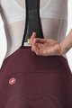 CASTELLI Kolesarske kratke hlače z naramnicami - FREE AERO RC W - bordo