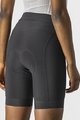 CASTELLI Kolesarske kratke hlače brez naramnic - ENDURANCE W - črna