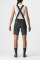 CASTELLI Kolesarske kratke hlače z naramnicami - VELOCISSIMA 3 - črna