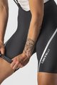 CASTELLI Kolesarske kratke hlače z naramnicami - VELOCISSIMA 3 - črna