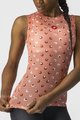 CASTELLI Kolesarska  majica brez rokavov - PRO MESH W - rožnata