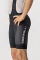 CASTELLI Kolesarske kratke hlače z naramnicami - JR COMPETIZIONE - črna/bela