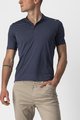 CASTELLI Kolesarska  majica s kratkimi rokavi - TECH 2 POLO - modra