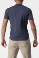 CASTELLI Kolesarska  majica s kratkimi rokavi - TECH 2 POLO - modra