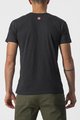 CASTELLI Kolesarska  majica s kratkimi rokavi - VENTAGLIO TEE - črna