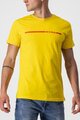 CASTELLI Kolesarska  majica s kratkimi rokavi - VENTAGLIO TEE - rumena
