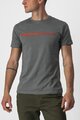 CASTELLI Kolesarska  majica s kratkimi rokavi - VENTAGLIO TEE - siva