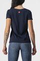 CASTELLI Kolesarska  majica s kratkimi rokavi - BELLAGIO TEE - modra