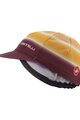 CASTELLI Kolesarska kapa - DOLCE - oranžna/bordo