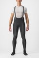 CASTELLI Kolesarske dolge hlače z naramnicami - FREE AERO RC - črna