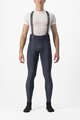 CASTELLI Kolesarske dolge hlače z naramnicami - FREE AERO RC - modra