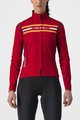 CASTELLI Kolesarska  podaljšana jakna - UNLIMITED PERFETTO ROS 2 W - rdeča