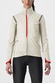 CASTELLI Kolesarska  podaljšana jakna - ALPHA ULTIMATE INSULATED W - slonovina