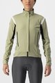 CASTELLI Kolesarska  podaljšana jakna - PERFETTO ROS 2 W - svetlo zelena