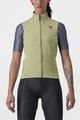 CASTELLI Kolesarski brezrokavnik - PERFETTO ROS 2 W - svetlo zelena