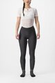 CASTELLI Kolesarske dolge hlače brez naramnic - VELOCISSIMA THERMAL - črna