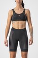 CASTELLI Kolesarske kratke hlače brez naramnic - INSIDER W - črna