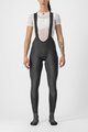 CASTELLI Kolesarske dolge hlače z naramnicami - SEMIFREDDO W DT - črna
