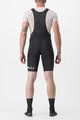CASTELLI Kolesarske kratke hlače z naramnicami - PREMIO BLACK LTD EDITION - črna/bela