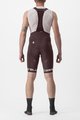 CASTELLI Kolesarske kratke hlače z naramnicami - FREE AERO RC CLASSIC - bordo/bela