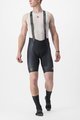 CASTELLI Kolesarske kratke hlače z naramnicami - FREE AERO RC KIT - črna/svetlo zelena