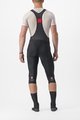 CASTELLI Kolesarske 3/4 hlače z naramnicami - ENTRATA 2 - črna