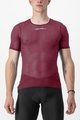 CASTELLI Kolesarska  majica s kratkimi rokavi - PRO MESH 2.0 - bordo