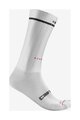 CASTELLI Kolesarske klasične nogavice - FAST FEET 2 - bela