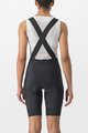CASTELLI Kolesarske kratke hlače z naramnicami - UNLIMITED CARGO W - črna