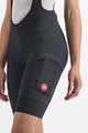 CASTELLI Kolesarske kratke hlače z naramnicami - UNLIMITED CARGO W - črna