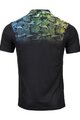 KENNY Kolesarski dres s kratkimi rokavi - CHARGER - črna/večbarvno